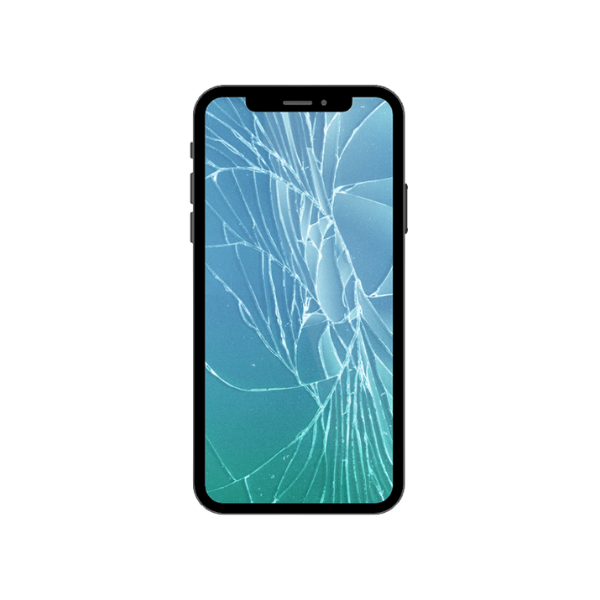téléphone avec écran cassé